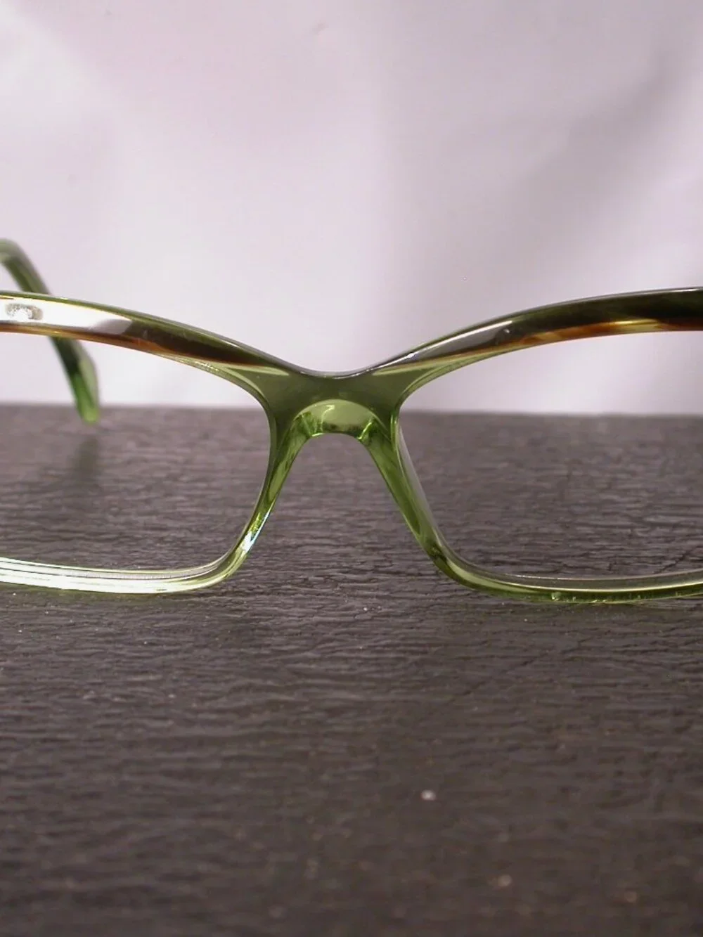 Face A Face Ebony Green Tortoise Stylish Eyeglasses Frames Hand Made in France